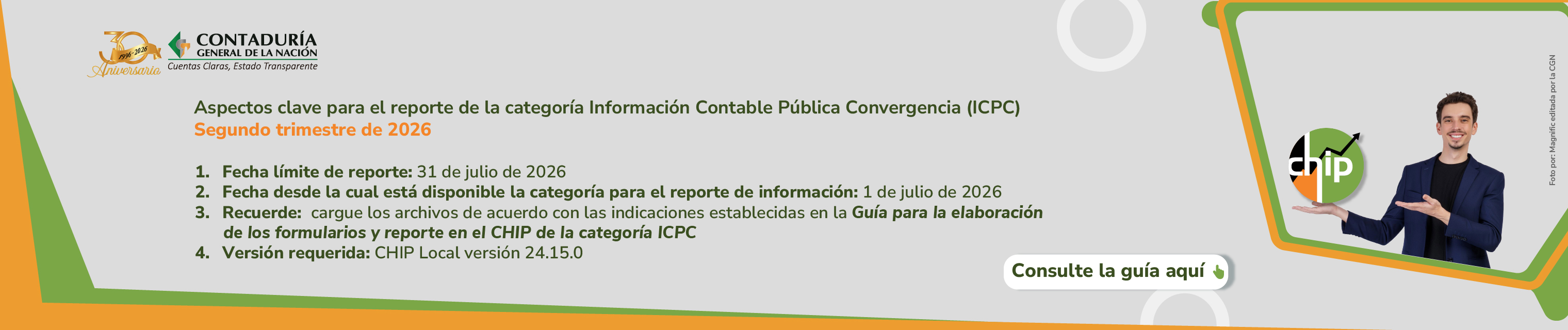 ¡Atención! Claves para el reporte de la categoría ICPC | Segundo trimestre de 2026