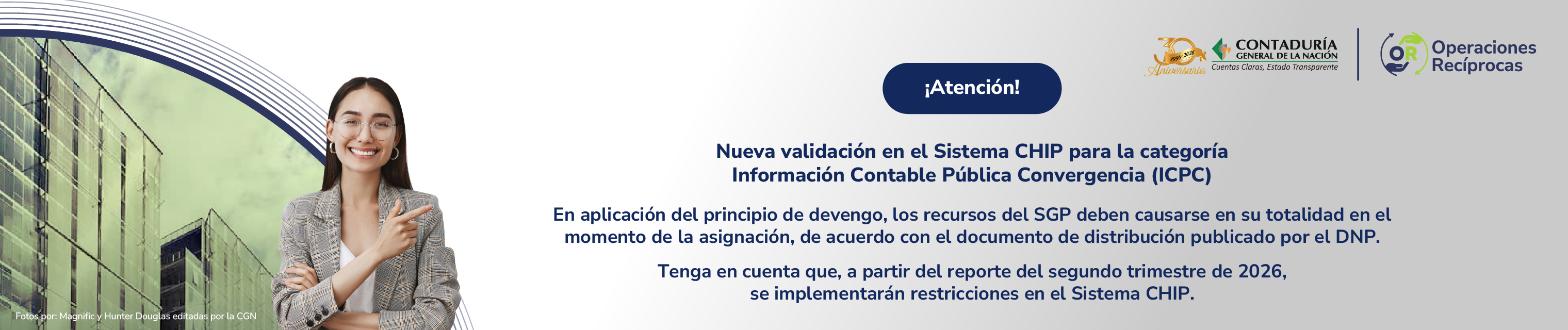 Sistema CHIP: nuevas validaciones para los recursos del SGP