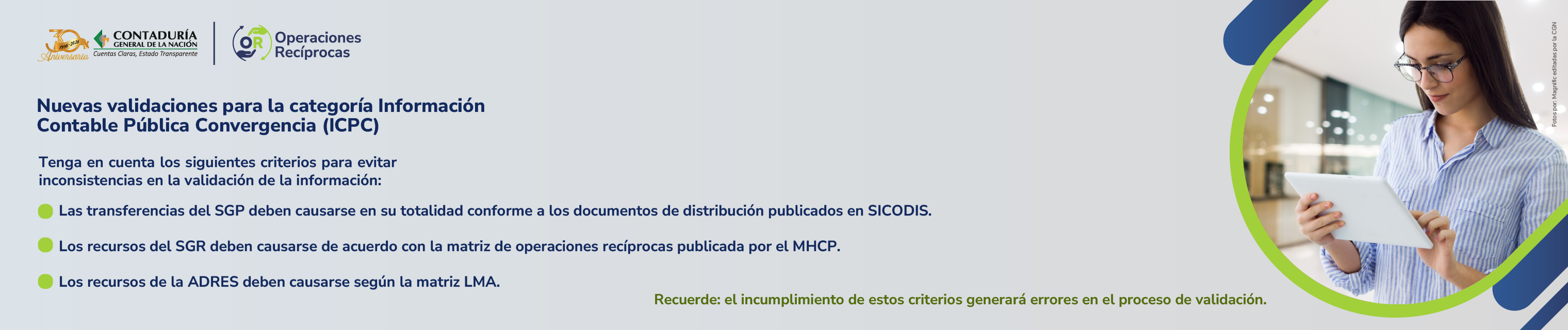 Evite errores: tenga en cuenta las nuevas validaciones para la categoría ICPC